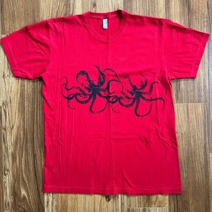 Double Octopus Men’s Large T Shirt